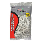 Biodegradable Hardwood Golf Tee, 2-3/4-in, 50-pk, White