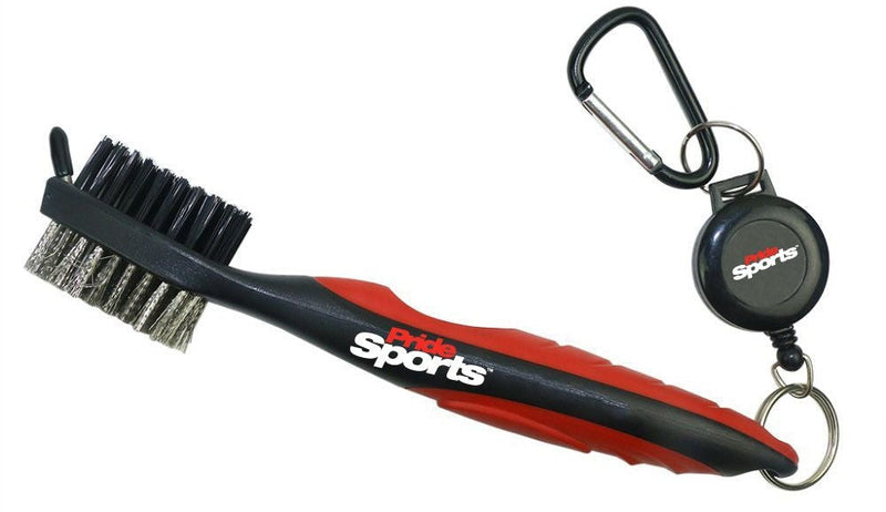 Deluxe Golf Club Cleaning Brush with Retractable Cord K9791