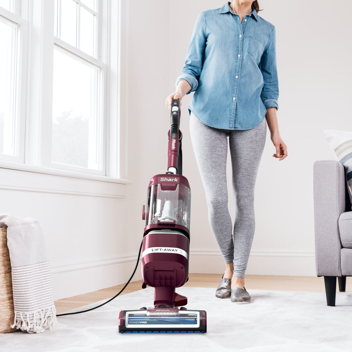 Navigator Lift-Away Upright Corded Vacuum with PowerFins