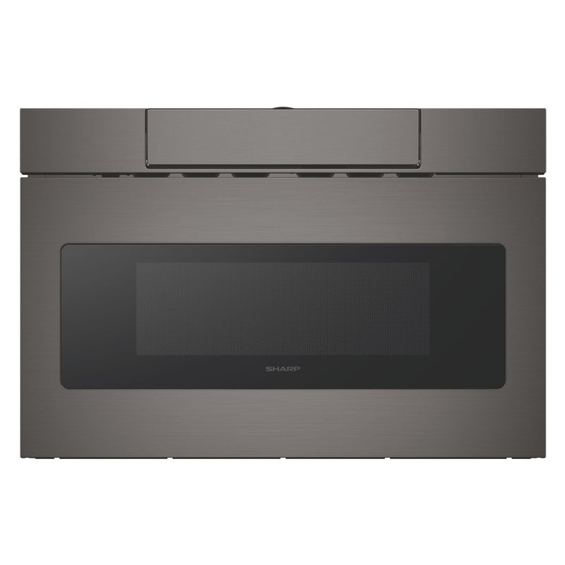 Black Stainless Steel Microwave Drawer Oven, 24-in T978