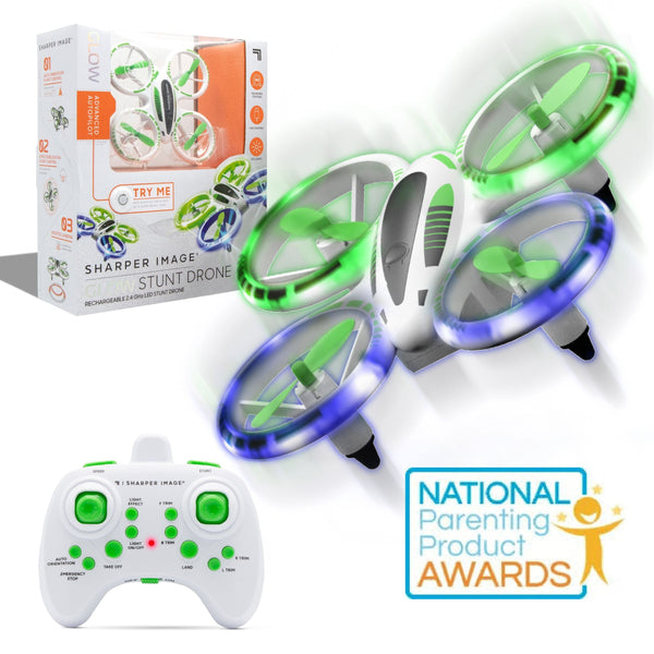 Sharper Image Drone Stunt Glow LED 5inch F9600