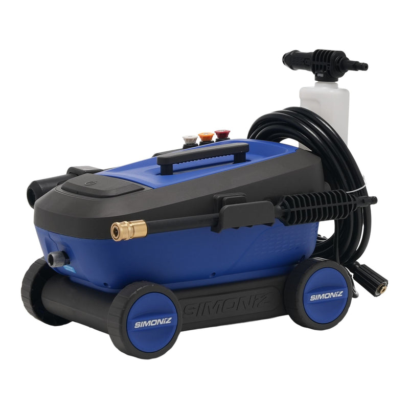 1600 PSI 1.25 GPM 4-Wheel Electric Power Pressure Washer with Foam Blaster Attachment K4801