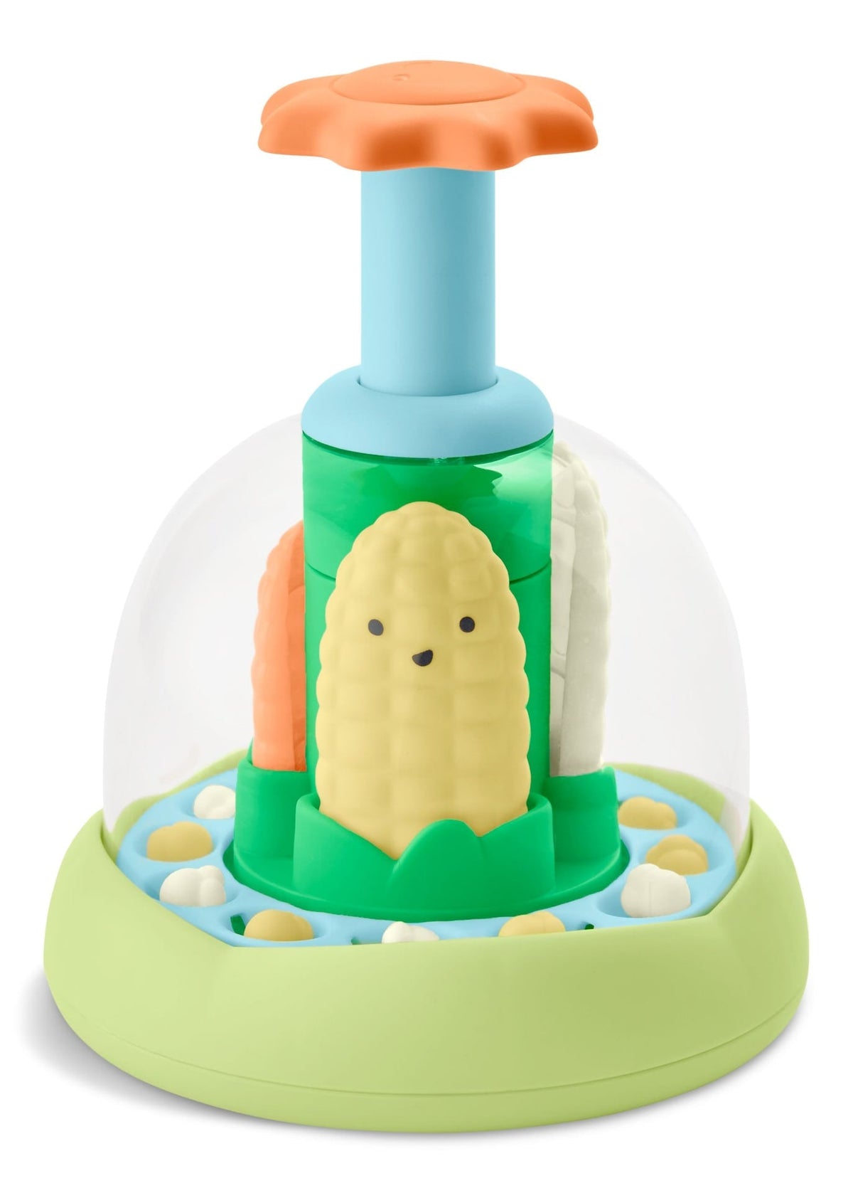 Farmstand Push & Spin Popper Baby Learning Toy, Ages 6m+
