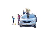 SR5513 Folding J-Stacker Roof Top Mount Kayak Rack, 36-in, 2-pc