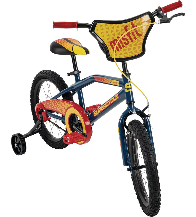 Misfit Kids' Bike, 16-in Wheel, Blue/Red M2540