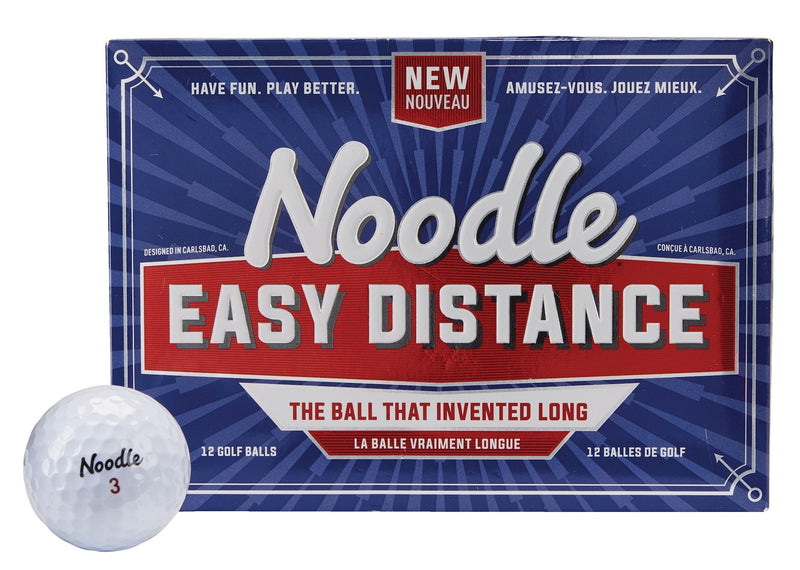 Noodle Easy Distance Golf Balls, White, 12-pk R7396