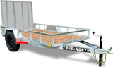 60-in x 10-ft Galvanized Utility Trailer