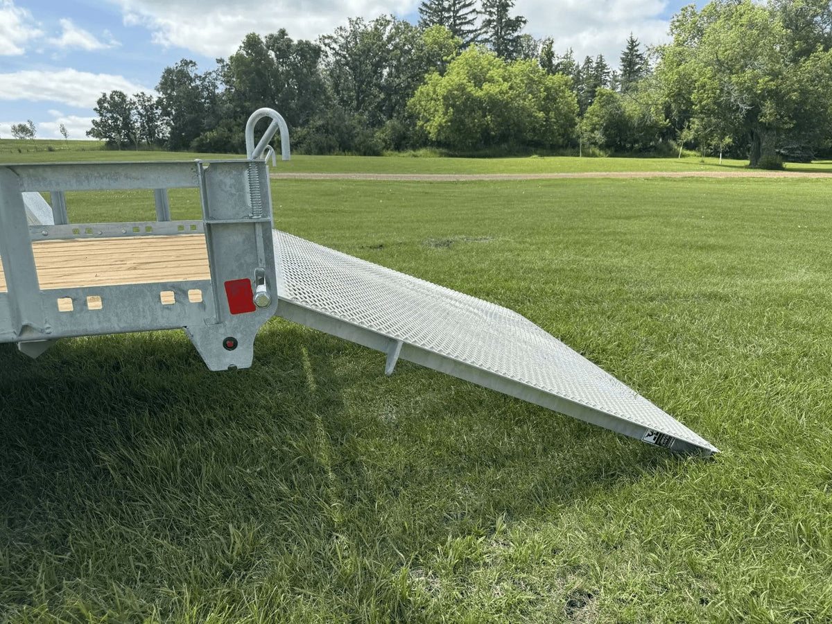 60-in x 10-ft Galvanized Utility Trailer