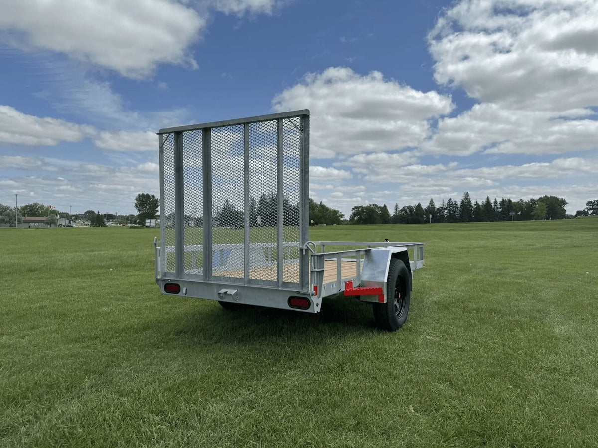 60-in x 10-ft Galvanized Utility Trailer