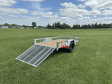 60-in x 10-ft Galvanized Utility Trailer