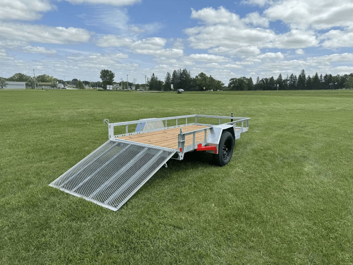 60-in x 10-ft Galvanized Utility Trailer