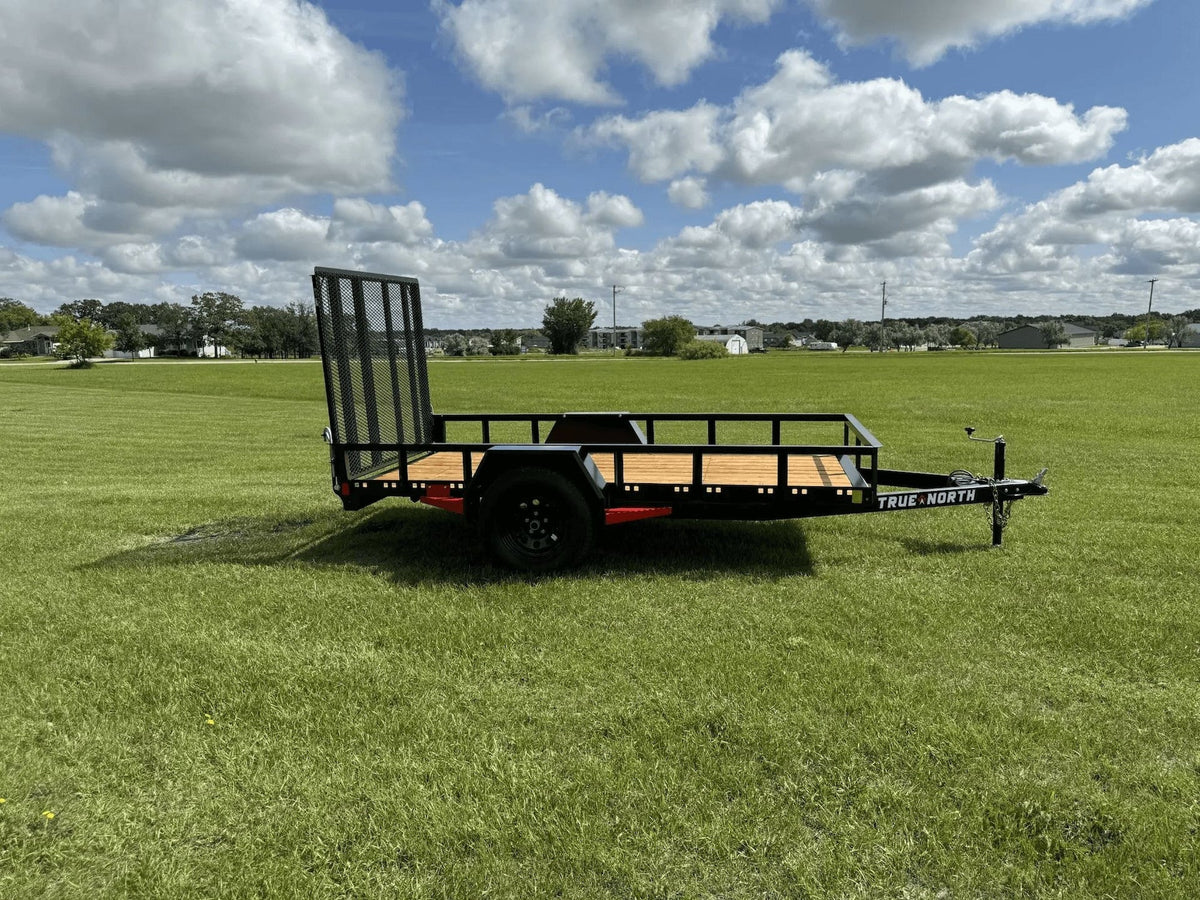 60-in x 10-ft Landscape Utility Trailer with Ramp Gate