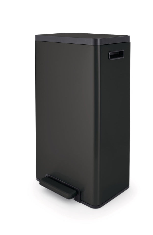 Wide Stainless Steel Step Trash/Garbage Bin, 30-L O8816