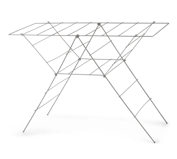 Wire Gullwing Drying Rack, 48.8 x 21.7 x 40.2-in, White Q3645