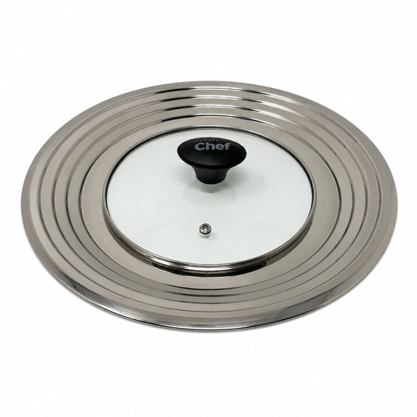 Universal Stainless Steel Glass Lid for Pots & Pans, Fits (24 cm) to (32 cm) K5946