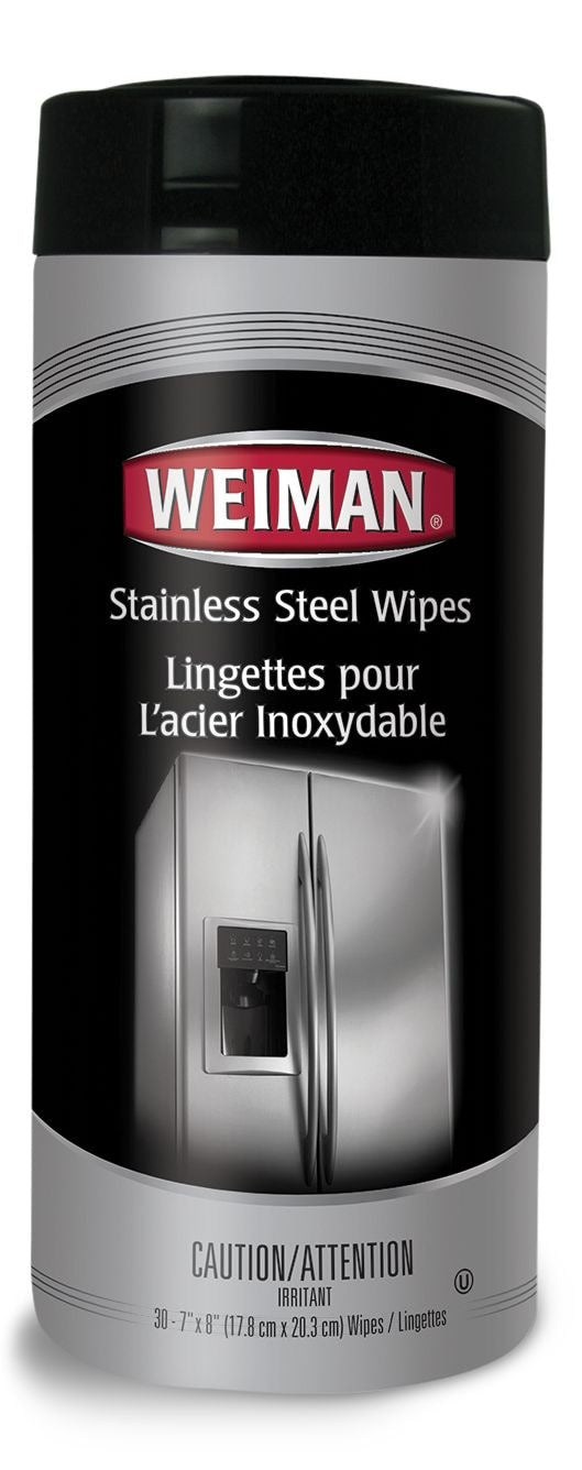 Stainless Steel Cleaning and Protectant Wipes, 30 Wipes X31