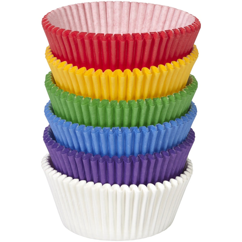 Paper Baking Cups, Rainbow, 2-in, 150-pk O8082