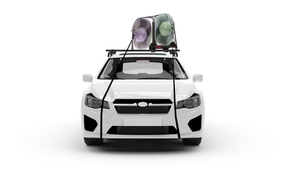 JayLow J-Cradle Roof Top Mount Kayak Rack with Tie-Downs, 2-pc