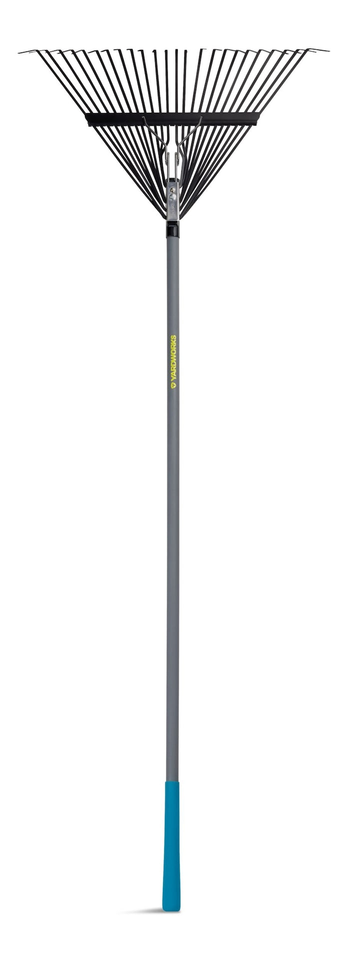 24-Tine Metal Leaf Rake with Fibreglass Shaft, 24-in O5243