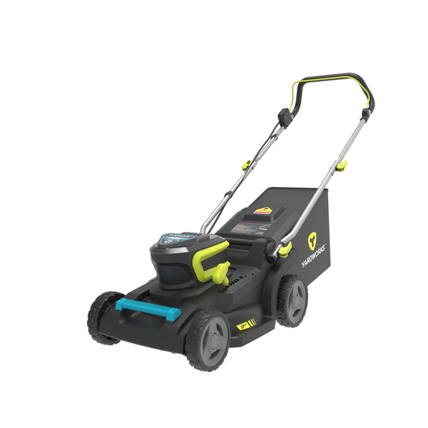 48V 2-in-1 Brushless Push Lawn Mower, 17-in with 4Ah Battery & Charger R9129